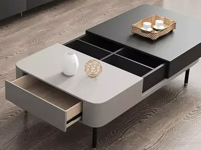 coffee table 3D model 2