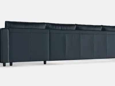 VIMLE 4-seat sofa 5 Low-poly 3D model