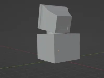 Retro Computer Monitor Free 3D print model