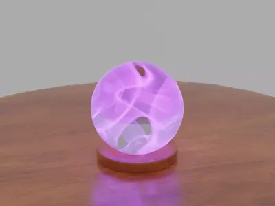Plasma Orb Free low-poly 3D model