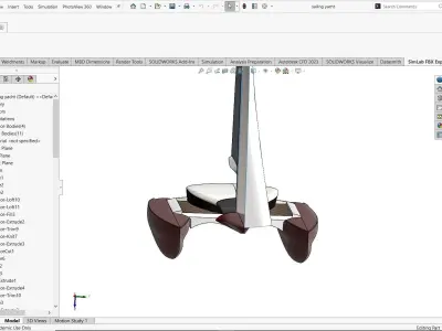 Catamaran concept 3D model