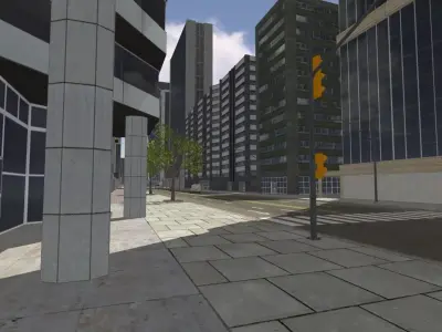 LifeCity Medium Version Low-poly 3D model