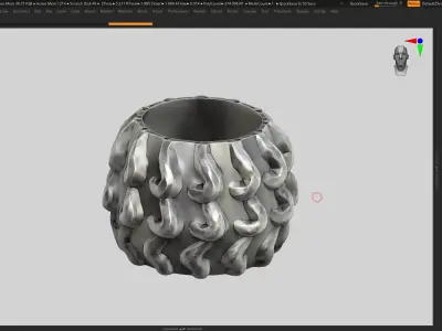 vase pot planter 3d print 841  3D print model