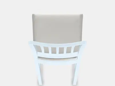 EKEDALEN Bar stool with backrest 3 Low-poly 3D model