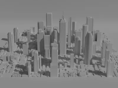 Big City 3D model