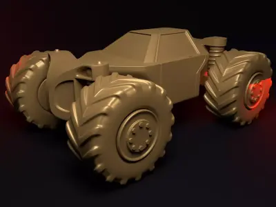 CAR BUGGY Free 3D print model