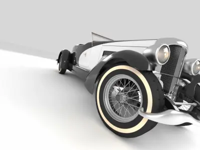 Duesenberg Classic car 3D model