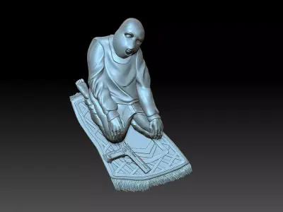 Gangster human arm 3D print model