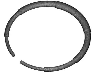 Mechanical Shaft Bracelet 3D print model