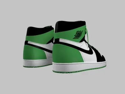 Nike Jordan Green 3D model