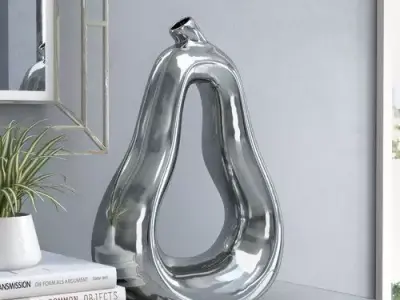 Silver Sculpture Free 3D model