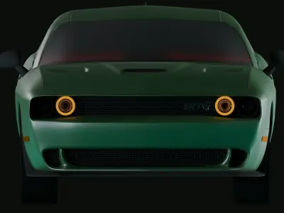 dodge challenger srt hellcat 3D model