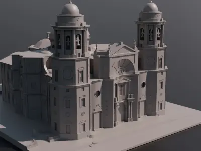Cadiz Cathedral 3D model