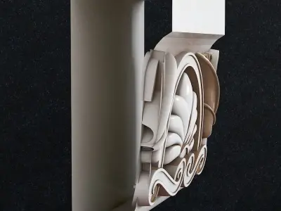 Ornament ornamental corbel in box 3D print model