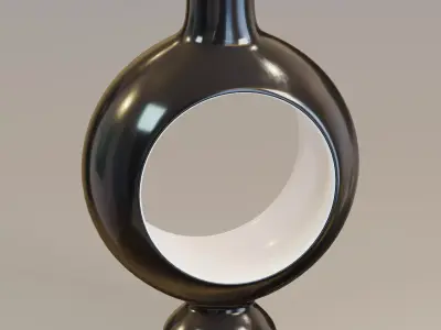 Vase13 vase with circular base Low-poly 3D model