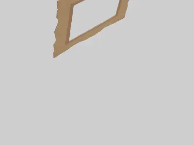 Picture Frame model Low-poly 3D model