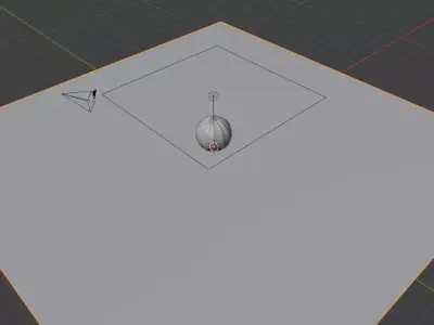 Future Modern Basketball Low-poly 3D model