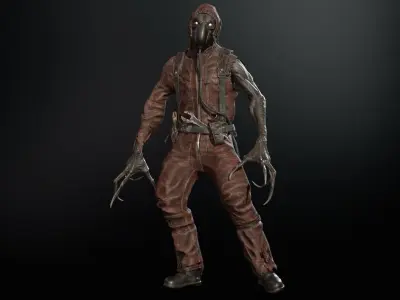 SuperZombie4 for pack Low-poly 3D model