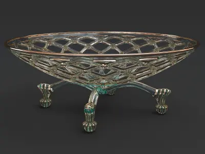 Decorative fruit bowl 3D model