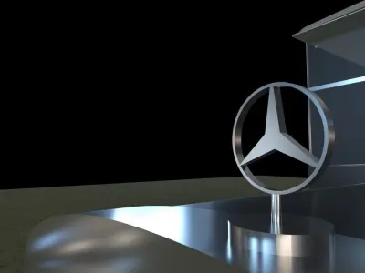 mercedes benz 1930 3D model 3D model