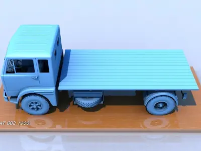 Fiat 682 1960 3D print model