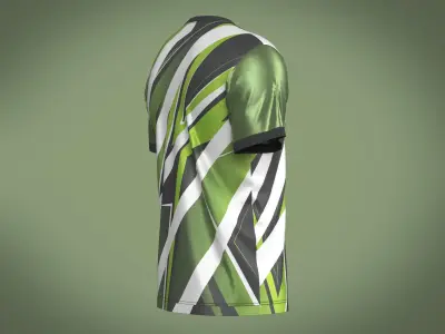 Soccer Print Jersey 3D model
