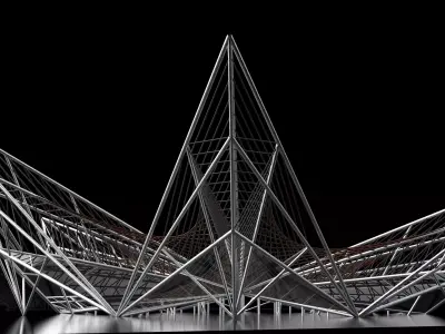 hexa pavilion  3D model