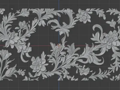 Decorative Ceiling 020 3D print model