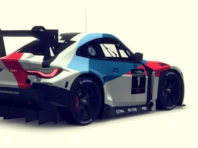 Cartoon Car GTM4 3D model