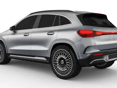 Mercedes-Benz EQA 2024 Low-poly 3D model