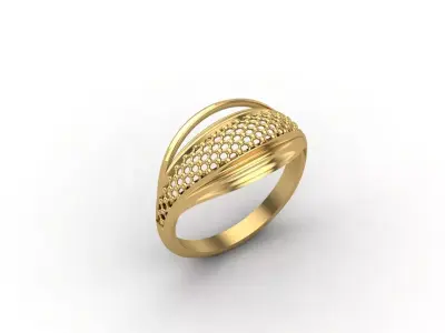 Plain Ring Women Ready STL 3DM Models Womens Rings 3D models 3D print model 14