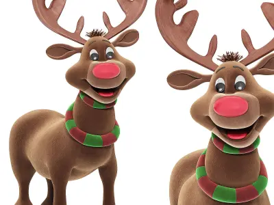 Rudolph the Red Nosed Reindeer 3D model