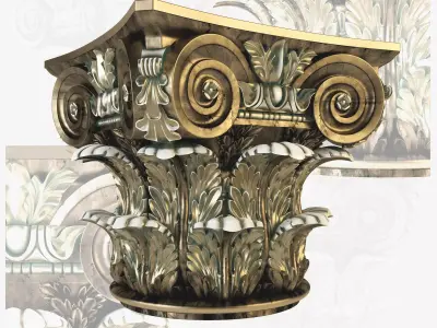 Corinthian Capital 3D model
