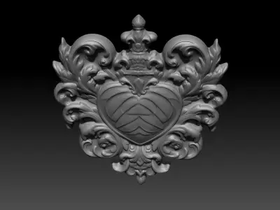 Bas relief Frame 240506 07 3D print model