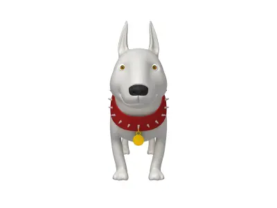Dog Cartoon 02 3D model