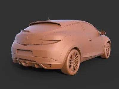 Renault Megane RS 3D print model