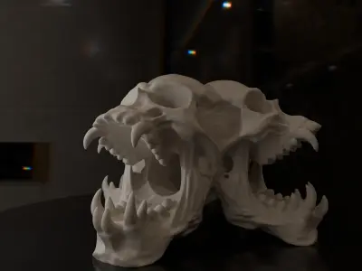 The Skull Gate For tiny rock pets 3D print model