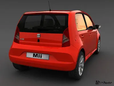 Seat Mii 5doors 2013 3D model