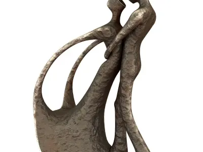 Sculpture Abstract 3d model Low-poly 3D model