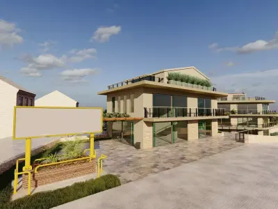 Business center 3D model