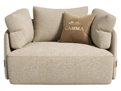  Veronica Armchair By Gamma 3D model