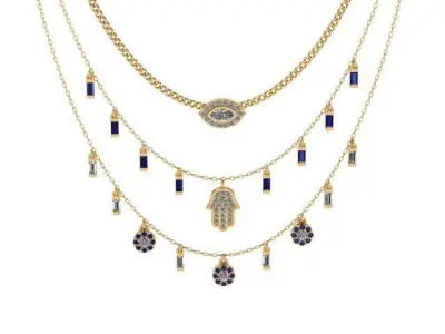 Evil Eye Fine Jewelry Collection 3D print model
