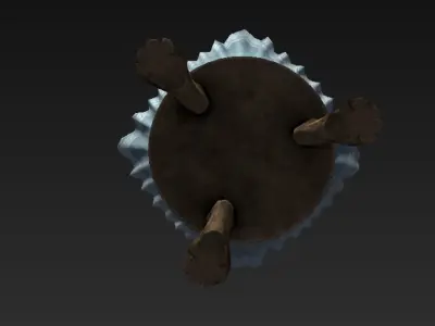 Roman Cloth Fancy Low-poly 3D model