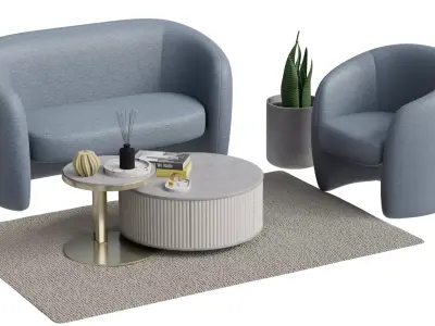 livingroom set vol1 3D model