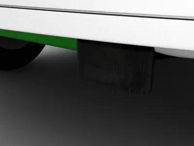 Volkswagen Beetle Police Car 3D model