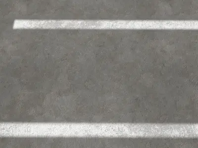 Concrete path 1 Low-poly 3D model