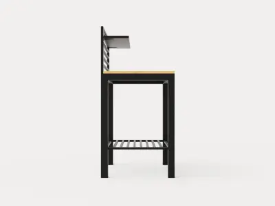 Ellos workbench Low-poly 3D model