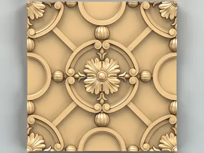 Wall panel 018 3D model