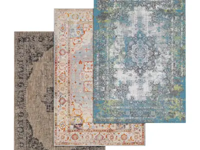 Rug Set 1191 3D model