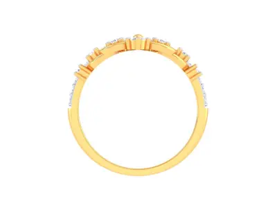 Crown Ring - 4 3D print model